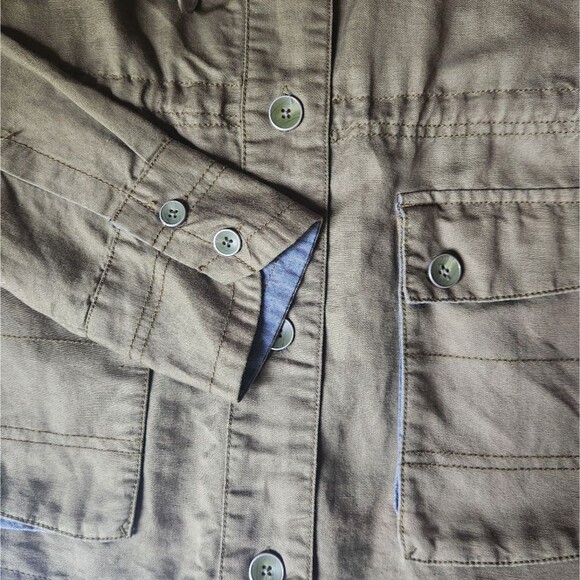 Horny toad women's lightweight jacket L sustainable hippie outdoors - Picture 4 of 7